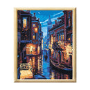 Adult Paint by Numbers with Frame - Night of Venice Paint By Numbers With Frame Iconix 