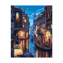 Adult Paint by Numbers with Frame - Night of Venice Paint By Numbers With Frame Iconix 