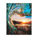 Adult Paint by Numbers with Frame - One with the Waves Paint By Numbers With Frame Iconix 