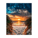 Adult Paint by Numbers with Frame - Pathway to Freedom Paint By Numbers With Frame Iconix 