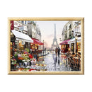 Adult Paint by Numbers with Frame - Romantic Parisian Paradise Paint By Numbers With Frame Iconix 