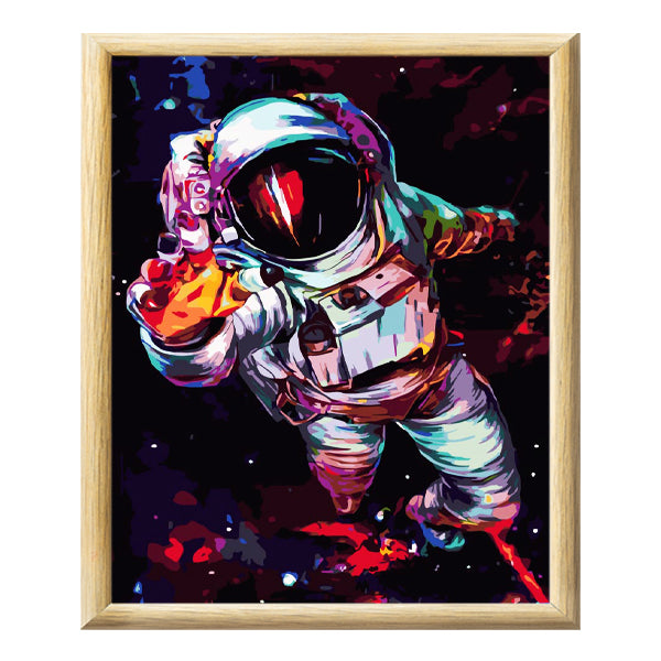 Adult Paint by Numbers with Frame - Space Cadet Paint By Numbers With Frame Iconix 