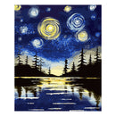 Adult Paint by Numbers with Frame - Starry Sights Paint By Numbers With Frame Iconix 