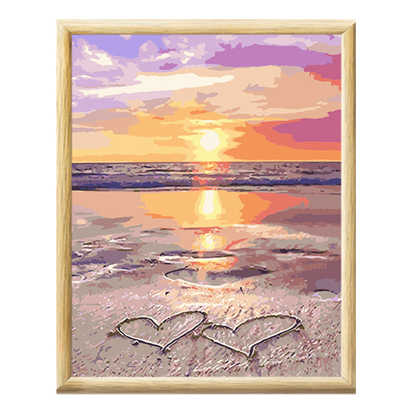 Adult Paint by Numbers with Frame - Summer Love Paint By Numbers With Frame Iconix 