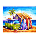 Adult Paint by Numbers with Frame - Surfer's Dream Paint By Numbers With Frame Iconix 