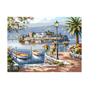 Adult Paint by Numbers with Frame - Views of the Harbour Paint By Numbers With Frame Iconix 