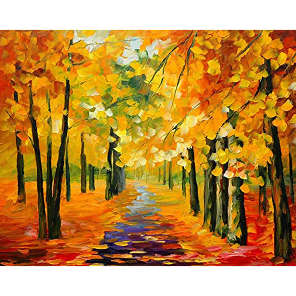 Adult Painting by Numbers - Autumn Falls Adult Painting by Numbers Iconix 