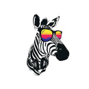 Adult Painting by Numbers - Cool Zebra Adult Painting by Numbers Iconix 