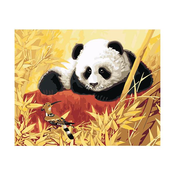 Adult Painting by Numbers - Protective Panda Paint By Numbers Iconix 