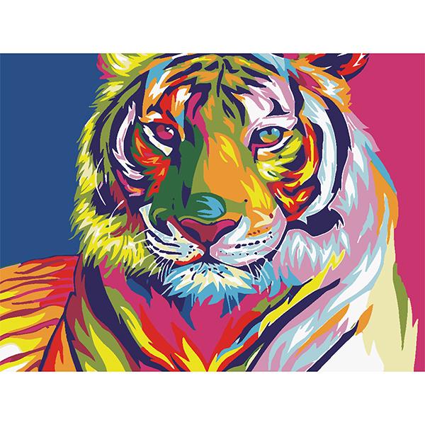 Adult Painting by Numbers - Wonderful Wildcat Adult Painting by Numbers Iconix 