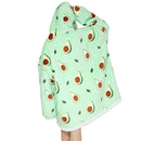Adults Avocado Oversized Plush Blanket Hoodie Adult Blanket Hoodies Iconix 