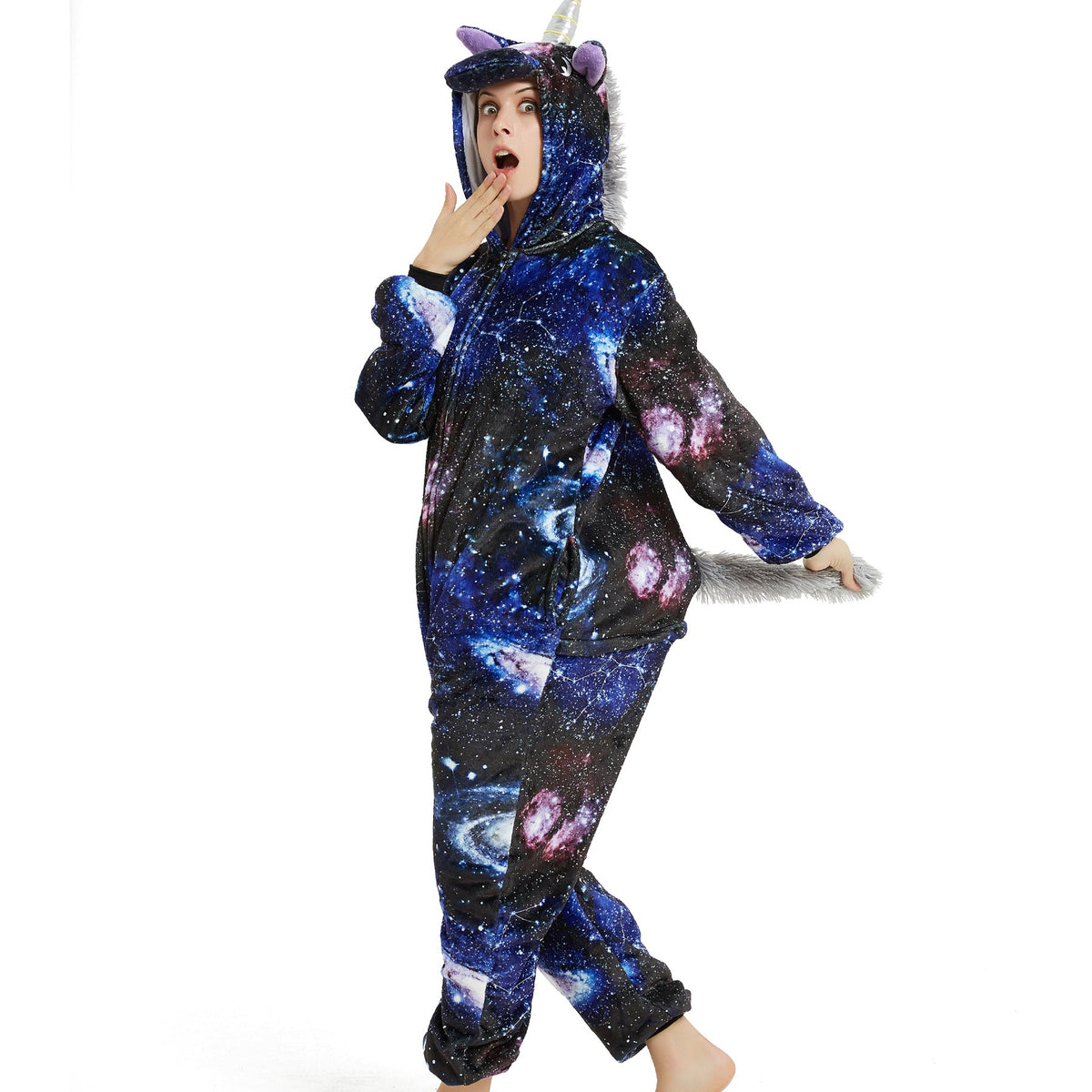 Adults Galaxy Unicorn Onesie