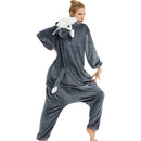 Adults Grey Wolf Onesie Adult Onesies Iconix 