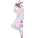 Adults Pastels Glow In The Dark Unicorn Onesie Adult Onesies Iconix 
