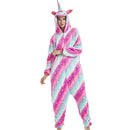Adults Pink and Blue Starry Unicorn Onesie Adult Onesies Iconix 