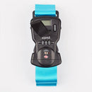 Anti-Theft Luggage Belt with Digital Scale and Double Lock - Turquoise Iconix 