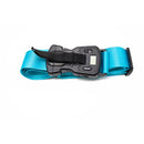 Anti-Theft Luggage Belt with Digital Scale and Double Lock - Turquoise Iconix 