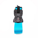Anti-Theft Luggage Belt with Digital Scale and Double Lock - Turquoise Iconix 