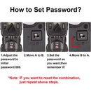 Anti-Theft Luggage Belt with Digital Scale and Double Lock - Turquoise Iconix 