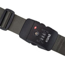 Anti-Theft Luggage Safety Belt with Double Lock– Black Iconix 