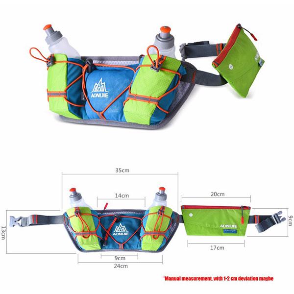 Aonijie aonojie Sports Hydration Belt With Bottle Holders and pouch Iconix 