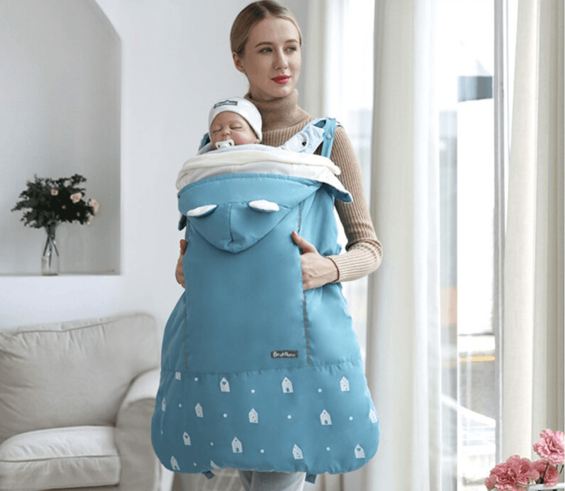 Baby Carrier Cover Blanket - Style 1 Baby & Toddler Iconix Blue 