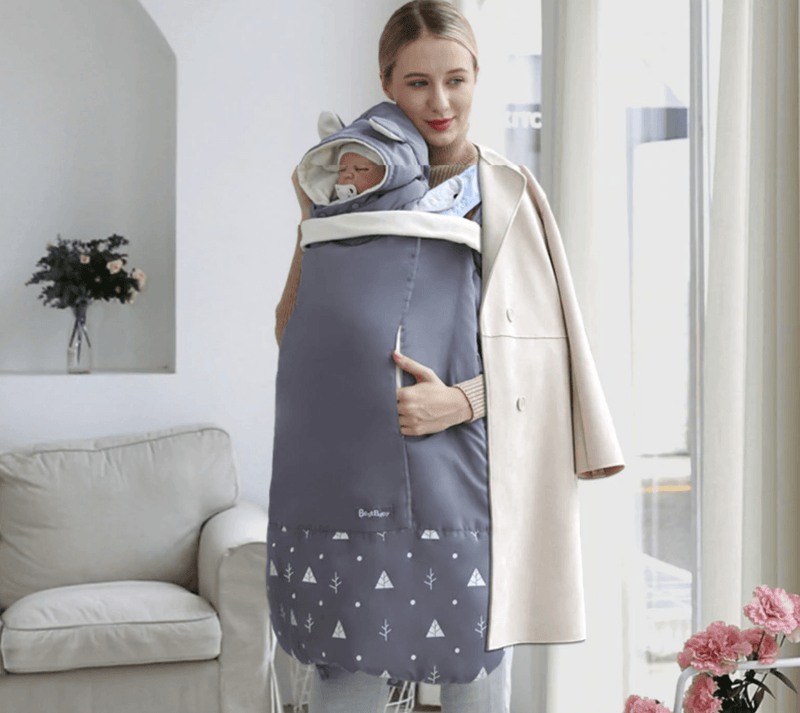 Baby Carrier Cover Blanket - Style 1 Baby & Toddler Iconix Grey 