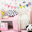 Baby Girl Crib Cotton Bumper Kids Iconix 