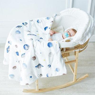 Baby Muslin Winter Wrap Blankets Baby & Toddler Iconix Space Muslin Wrap Blanket 