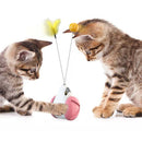 Ball and Feather Balancing Toy for Cats pets Iconix 