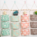 Behind the door hanging Storage Organizer with 3 Pockets Storage & Organization Iconix 