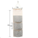 Behind the door hanging Storage Organizer With 3 Pockets Storage & Organization Iconix 