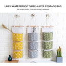 Behind the door hanging Storage Organizer With 3 Pockets Storage & Organization Iconix 