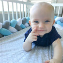 Braided Crib Protector or Cot Bumper 2M Kids Iconix 