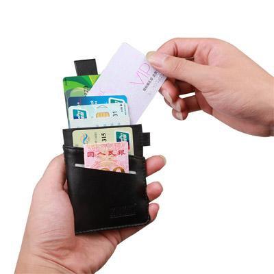 BUBM Card Holder For 7 Cards and Cash Storage & Organization Iconix 