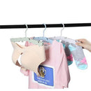 BUBM Pack of 4 Fordable Travel Hangers Iconix 