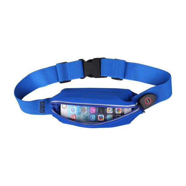 BUBM Running Belt With Reflective Light Outdoor Iconix 