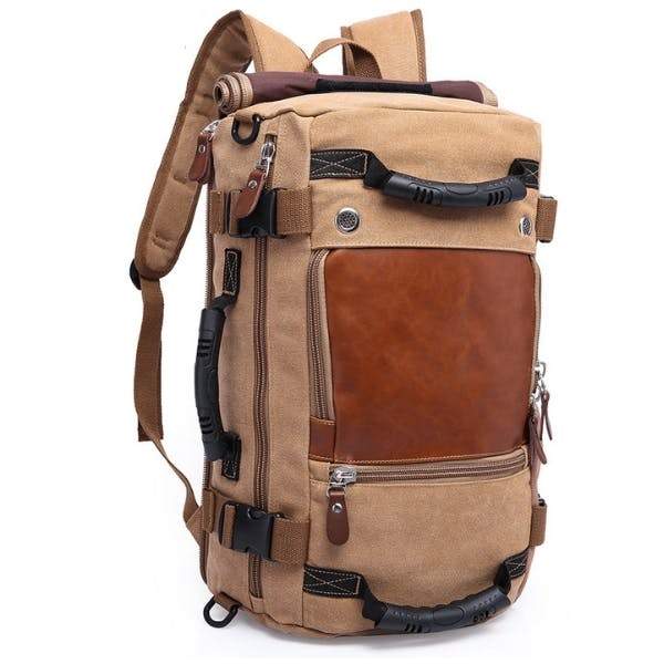 Canvas Backpack With Multiple Pockets Iconix 