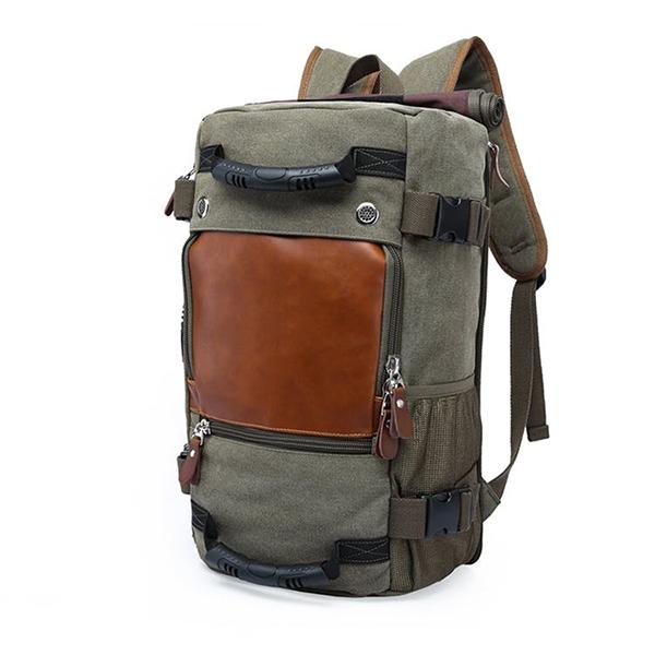 Canvas Backpack With Multiple Pockets Iconix 