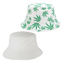 Classic White Cannabis Bucket Hat bucket hat Iconix 