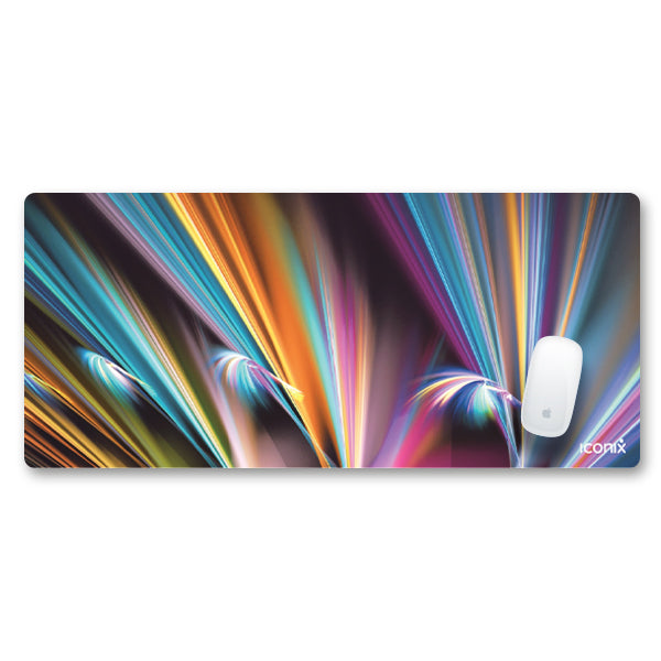 Colour Strands Full Desk Coverage Gaming and Office Mouse Pad Mouse Pads Iconix 