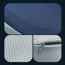 Contoured Memory Foam Office Chair Sitting Pillow Bedroom Decor Iconix 