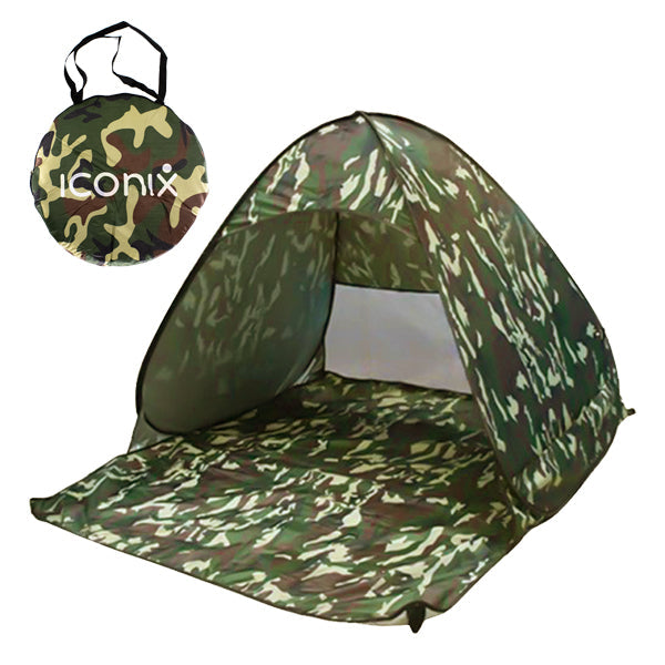 Cool Camo Pop-Up Beach and Camping Tent Beach Accessories Iconix 