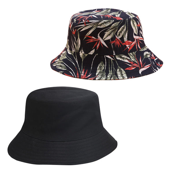 Crane Flower Bucket Hat bucket hat Iconix 