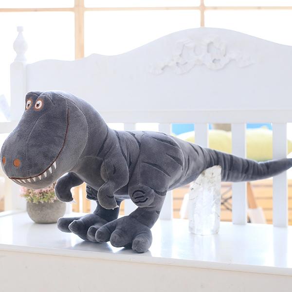 Dinosaur Plush Toy Kids Iconix Grey 
