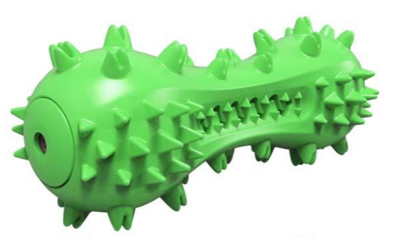 Dog Squeaky Toy and Toothbrush Iconix Green 