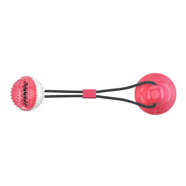 Doggie Chew Toy and Cleaner Iconix Pink Round 
