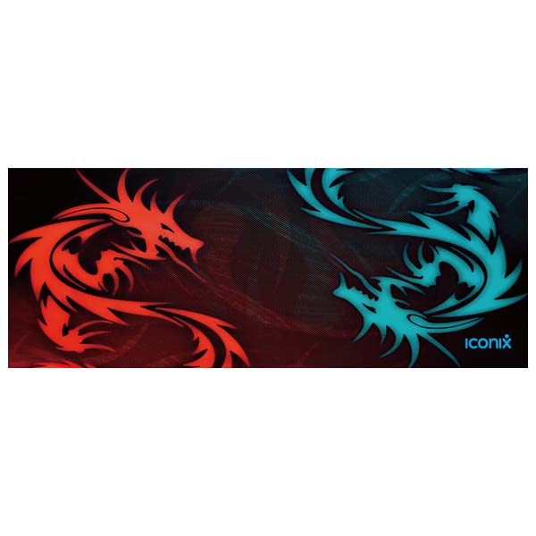 Dragon Duel Full Desk Coverage Gaming and Office Mouse Pad mouse pads Iconix 