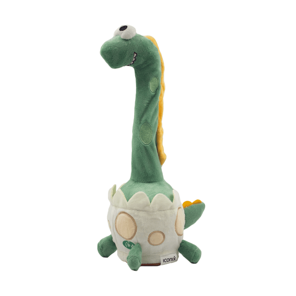Electronic Singing and Dancing Cute Baby Dino Plush Toys Iconix 