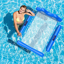 Extra Large Inflatable Pool Float Hammock with Removable Sides - Navy Blue Pool Accessories Iconix 